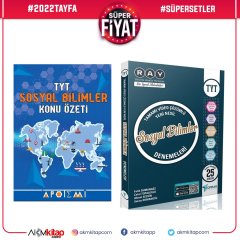 Apotemi TYT Sosyal Bilimler Konu Özetli ve Toprak TYT Sosyal Bilimler Deneme Seti 2 Kitap