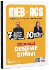 MEB AGS Eğitimin Temelleri ve Türk Milli Eğitim Sistemi ve Mevzuat Bilgisi 17 Deneme Hoca Kafası