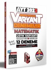 2022 AYT Matematik Tamamı Video Çözümlü 12 Deneme Benim Hocam Yayınları