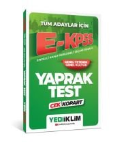 2024 Tüm Adaylar İçin Ekpss Çek Kopart Yaprak Test Yediiklim Yayınları