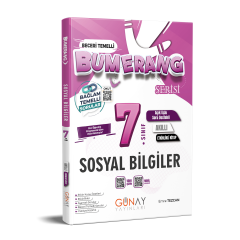 7. Sınıf Bumerang Etkinlikli Sosyal Bilgiler Günay Yayınları