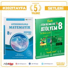 8.Sınıf Antrenmanlarla Matematik ve Ari Yayınları Fen Bilimleri Atölyem Fenito Seti 2 Kitap