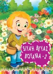 Siyah Beyaz Boyama 2 Özyürek Yayınları