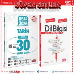 Data 2026 KPSS Tarih Ultra 30 Deneme ve AKM Dil Bilgisi Soru Bankası Seti 2 Kitap