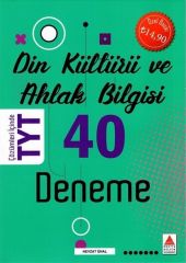 TYT Din Kültürü ve Ahlak Bilgisi 40 Deneme Delta Kültür Yayınları