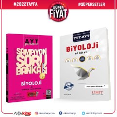 Yargı Yayınları AYT Şampiyon Yapan Biyoloji Soru ve Limit TYT AYT Biyoloji El Kitabı Seti 2 Kitap