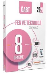 2021 ÖABT Fen ve Teknoloji Öğretmenliği 8 Deneme Dijital Çözümlü Uzman Kariyer Yayınları
