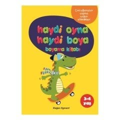 Haydi Oyna Haydi Boya Boyama Kitabı 2 (3-4 Yaş) Doğan Egmont Yayıncılık