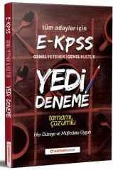 E KPSS Tamamı Çözümlü 7 li Deneme Seti Uzman Kariyer Yayınları