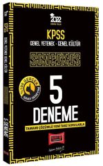 2022 KPSS GY GK Son Çıkış Tamamı Çözümlü 5 Deneme Yargı Yayınları
