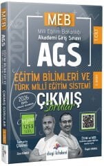 2026 MEB AGS Tamamı Video Çözümlü Eğitimin Temelleri Türk Milli Eğitim Sistemi Çıkmış Sorular Dizgi Kitap