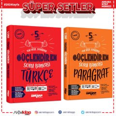 Ankara Yayıncılık 5.Sınıf Türkçe ve Paragraf Soru Bankası Seti 2 Kitap