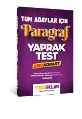 Tüm Adaylar İçin Paragraf Çek Kopart Yaprak Test Yediiklim Yayınları