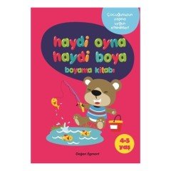 Haydi Oyna Haydi Boya Boyama Kitabı 1 (4-5 Yaş) Doğan Egmont Yayıncılık