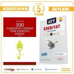 Altın Anahtar 500 Cumhuriyet Dönemi Türk Edebiyatı ve Limit Edebiyat Soru Bankası Seti 2 Kitap