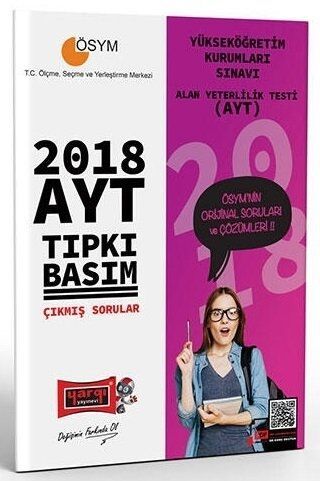 AYT 2018 Tıpkı Basım Çıkmış Sorular Yargı Yayınları