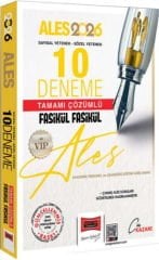 2026 ALES VIP Sayısal Sözel Yetenek Tamamı Çözümlü Fasikül Fasikül 10 Deneme Yargı Yayınları