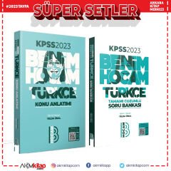 Benim Hocam 2023 KPSS Türkçe Konu ve Soru Seti 2 Kitap