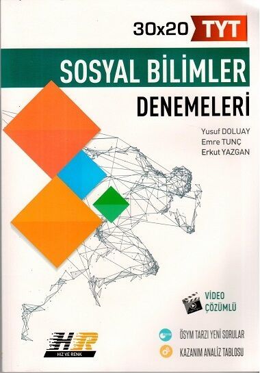 TYT Sosyal Bilimler 30 x 25 Denemeleri Hız ve Renk Yayınları