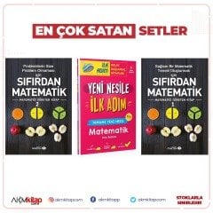 Sıfırdan Adım Adım Matematik 1 ve 2 Tonguç Akademi TYT Matematik Yeni Nesile İlk Adım 3 Kitap Set