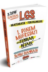 8. Sınıf LGS Sayısal 1.Dönem Tekrarı Soru Bankası  Benim Hocam Yayınları