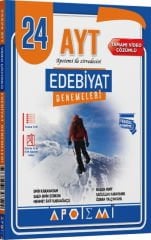 AYT Edebiyat 24 Çözümlü Deneme Apotemi Yayınları