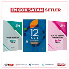 Endemik Yayınları AYT Türk Dili ve Edebiyatı Sosyal Bilimler 1 Deneme ve Marka Yayınları AYT Türk Dili ve Edebiyatı Sosyal Bilimler 1 ve Sosyal Bilimler 2 Deneme Seti 3 Kitap