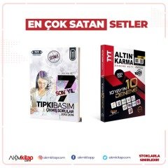 Altın Karma TYT 10 Deneme ve Meg Yayınları 7 Yıl Çıkmış Sorular 2 Kitap Set