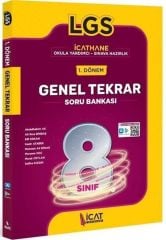 8. Sınıf LGS 1. Dönem Genel Tekrar Soru Bankası İcat Yayınları