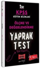 2022 KPSS Eğitim Bilimleri Ölçme ve Değerlendirme Yaprak Test Yargı Yayınları