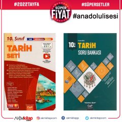 Çap Yayınları 10.Sınıf Anadolu Lisesi Tarih Seti ve Soru Bankası 2 Kitap