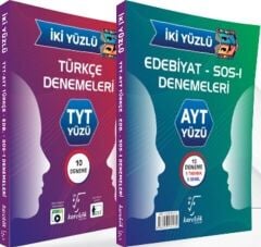 TYT AYT Türkçe Edebiyat İki Yüzlü Deneme Karekök Yayınları