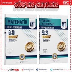 Bilgi Sarmal AYT Matematik ve Türk Dili Edebiyatı Deneme Seti 2 Kitap