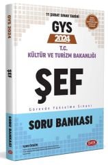 2024 GYS Kültür ve Turizm Bakanlığı Şef Soru Bankası Data Yayınları