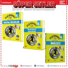 İşleyen Zeka 6.Sınıf Sosyal Din Kültürü ve İngilizce 3 lü Kuvvet Serisi Seti 3 Kitap