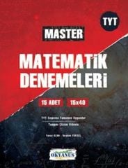 TYT Master 15 Matematik Denemeleri Okyanus Yayınları