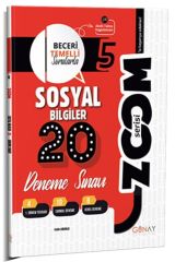 5. Sınıf Sosyal Bilgiler 20 Deneme Zoom Serisi Günay Yayınları