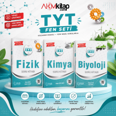 Palme Yayınları TYT Fizik Kimya ve Biyoloji Soru Bankası 3 Kitap Set