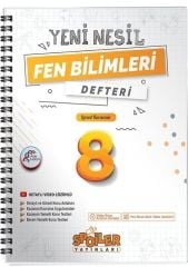 8. Sınıf Fen Bilimleri Yeni Nesil Defter Spoiler Yayınları