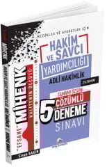 MİHENK Adli Hakimlik ve Savcı Yardımcılığı 5 Deneme Dizgi Kitap