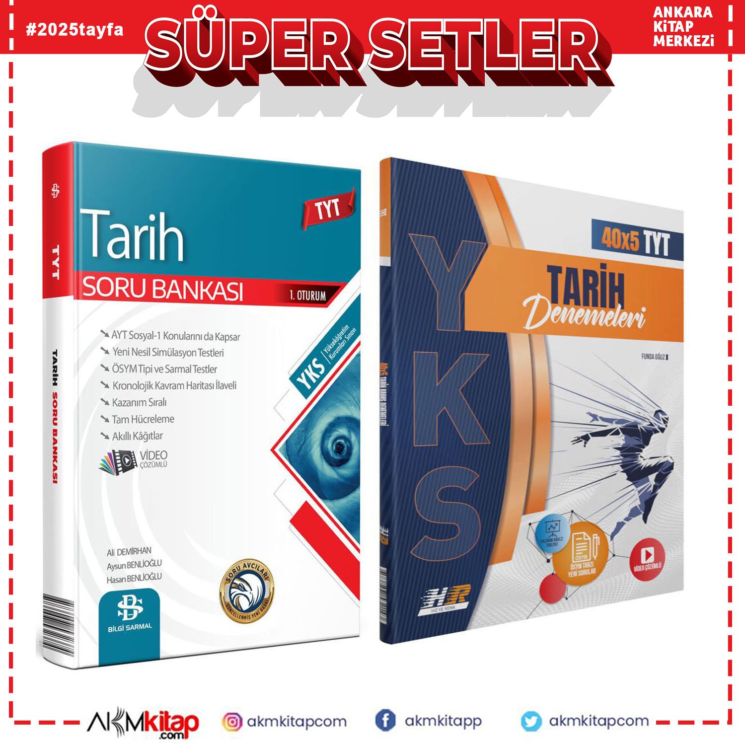 Bilgi Sarmal TYT Tarih Soru ve Hız Renk TYT Tarih Deneme Seti 2 Kitap