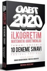 2020 ÖABT İlköğretim Matematik Öğretmenliği Tamamı Çözümlü 10 Fasikül Deneme Benim Hocam
