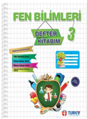 3. Sınıf Fen Bilimleri Defter Kitabım Türev Yayınları