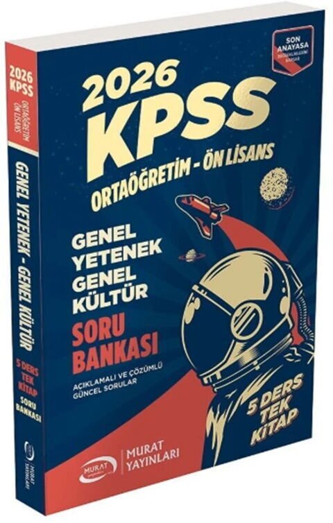 2026 KPSS Lise Ortaöğretim Ön Lisans Soru Bankası Murat Yayınları