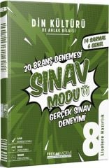 8. Sınıf Din Kültürü ve Ahlak Bilgisi Branş Denemesi Pruva Akademi