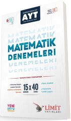 AYT Matematik 15x40 Video Çözümlü Denemeleri Limit Yayınları