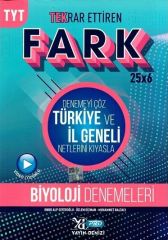 TYT Biyoloji Fark 25 x 6 Tekrar Ettiren Denemeleri Yayın Denizi