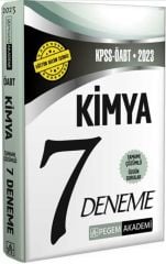 2023 ÖABT Kimya 7 Deneme Pegem Yayınları