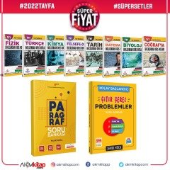 2022 Tayfa Dev Konu Seti ve Şenol Hoca Çıtır Çerez Problemler ile AKM Paragraf Soru Bankası Seti