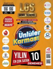 8. Sınıf LGS Ünlüler Karması 10 Deneme Ünlüler Karması